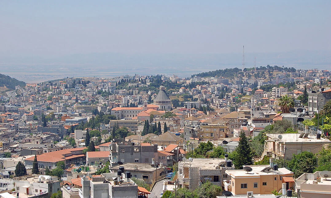 Nazareth, the cradle of Christianity. A city of religion and faith, of ...