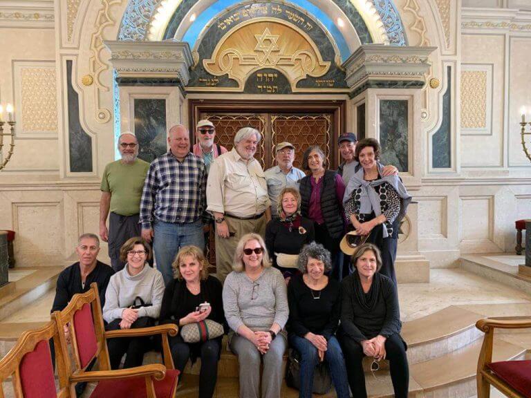 Group-at-the-Beth-El-Synagogue-in-Casablanca